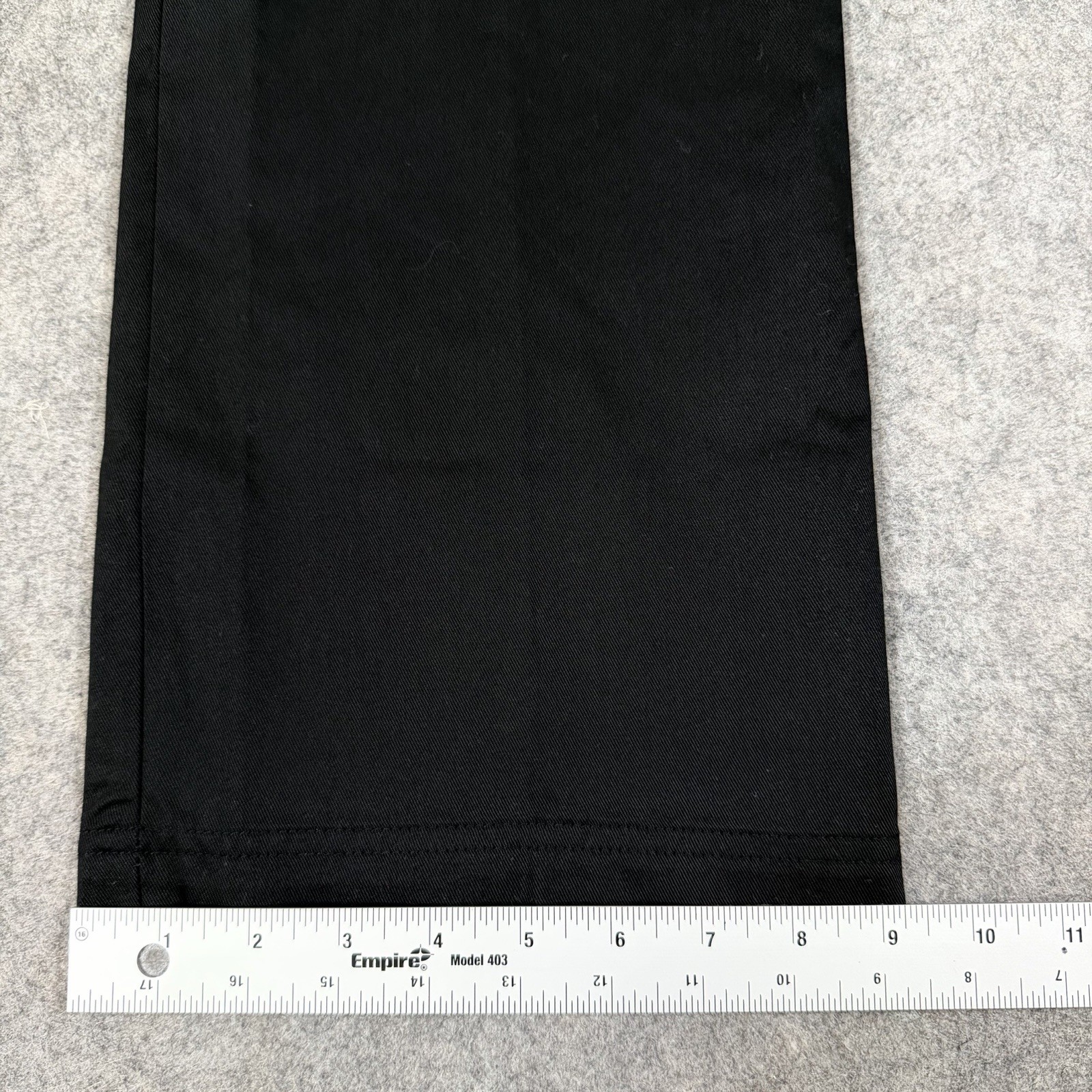 Chef Works Lightweight Slim Pants Men's Size Large (Actual Fits 35x32) Black NWT