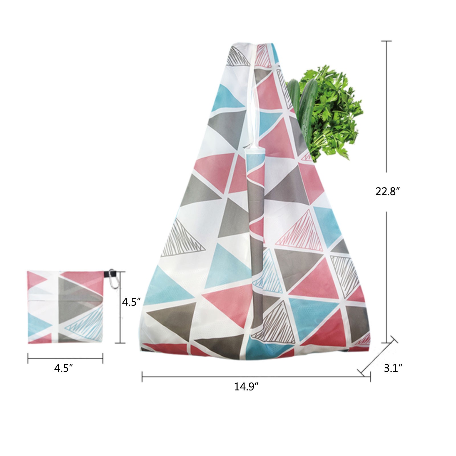 5 Pack Shopping Bags Reusable Grocery Bags Foldable Shopping Bags Heavy Duty