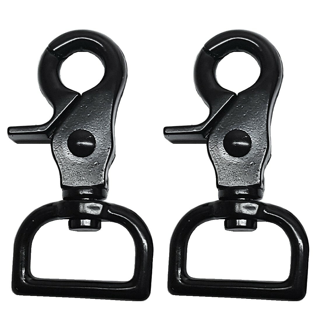 2 Pk Heavy Duty 1" Scissor Swivel Trigger Snaps in Different Finishes