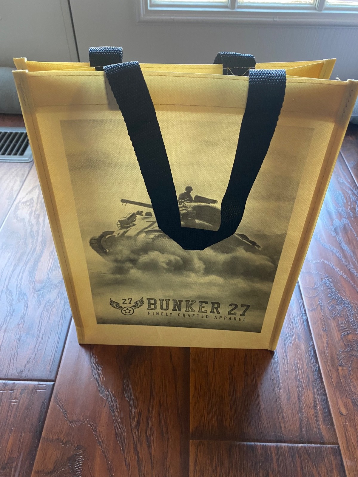 Bunker 27 Gift/Carry Bag with Sherman Tank on both sides of bag