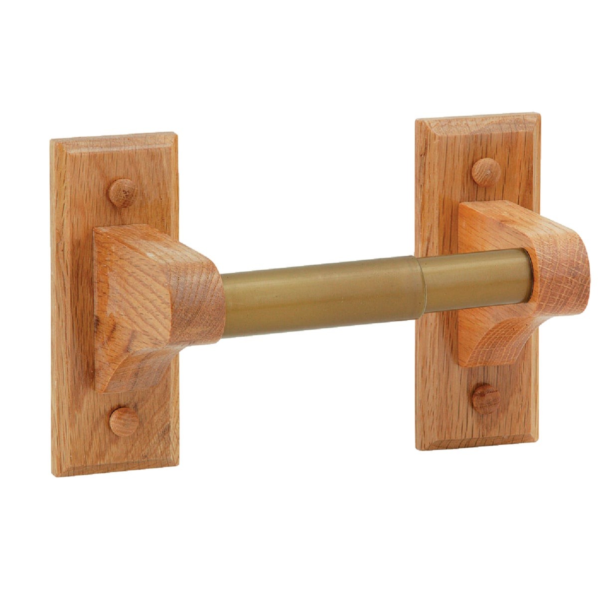 Home Impressions Sierra Medium Oak Wall Mount Toilet Paper Holder B50501 Home
