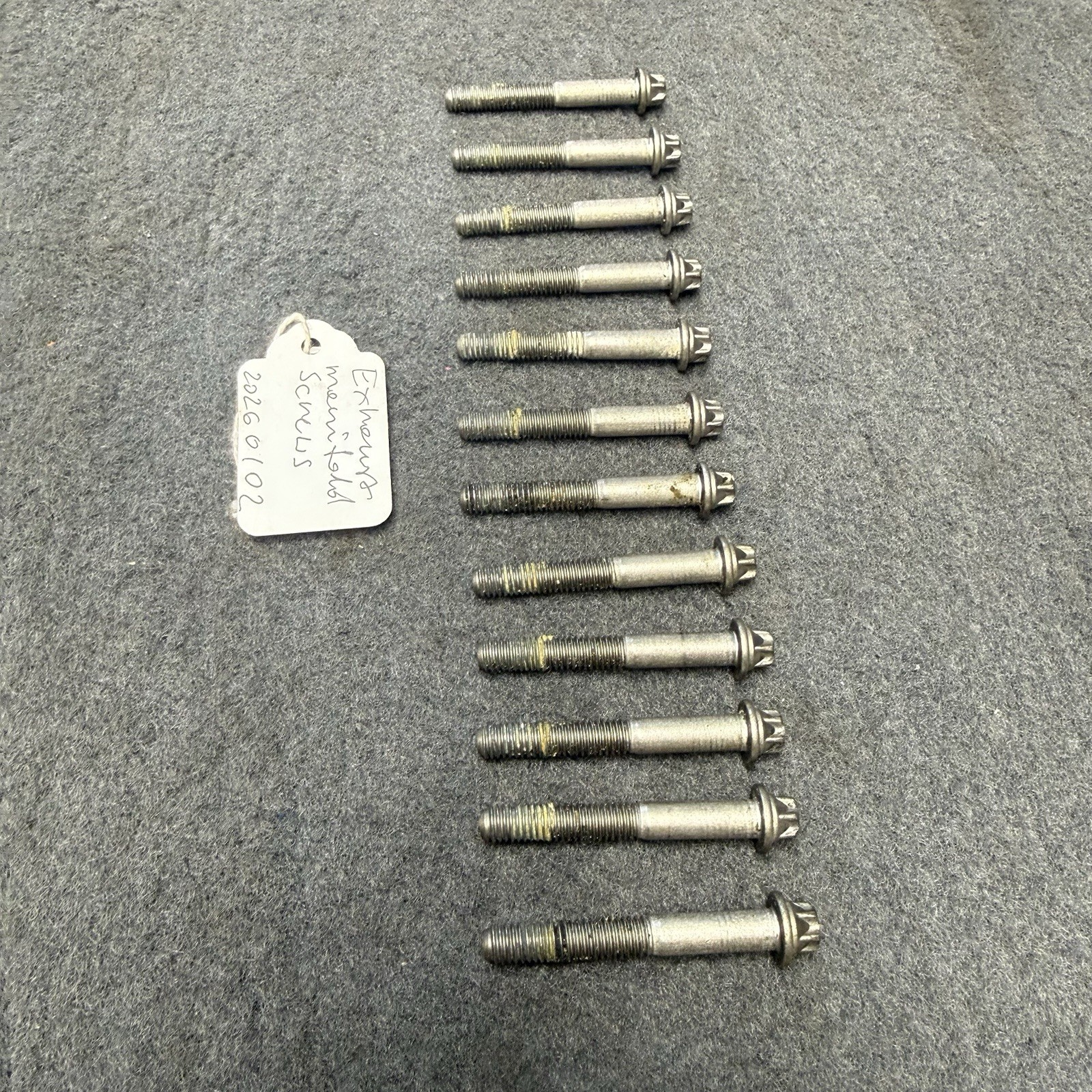 Seadoo RXP GTX RXT GTI Challenger Speedster Exhaust Manifold bolt set 420641198