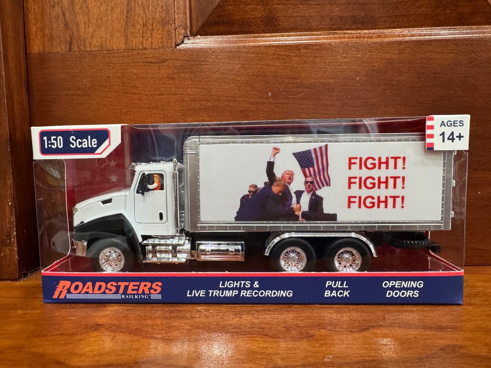 President Donald Trump "Fight, Fight, Fight" Box Truck MAGA