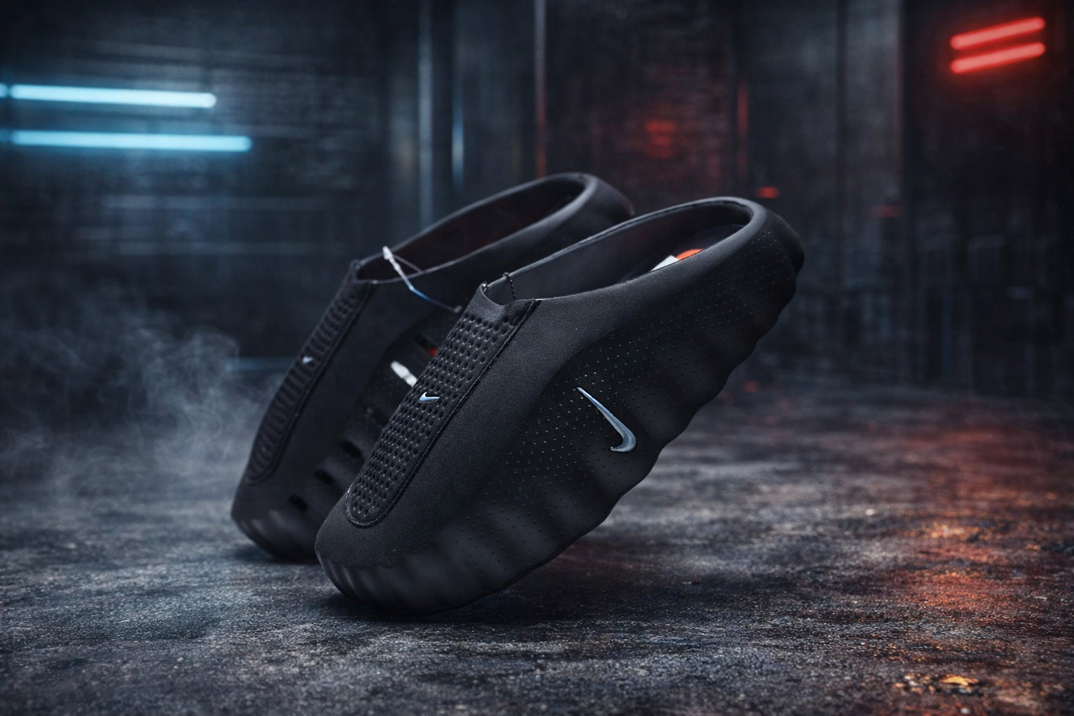 Mind 001 Slide Black Chrome HQ4307-001 Women's / Men's Size US 4-11