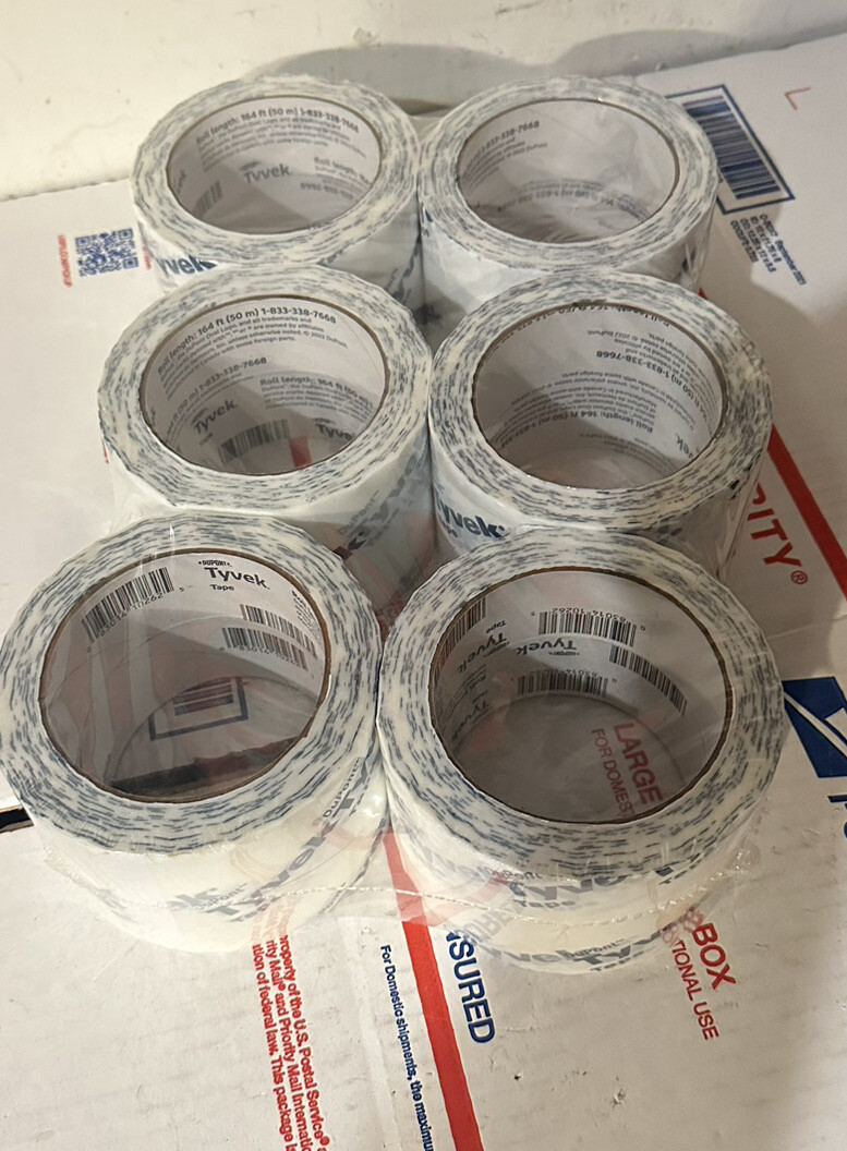 DuPont Tyvek 3"x164' Sheating Tape pack of 6