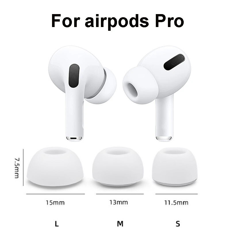 For Apple Airpods Pro NEW Ear Tips Replacement Accessories Cover (S/M/L)