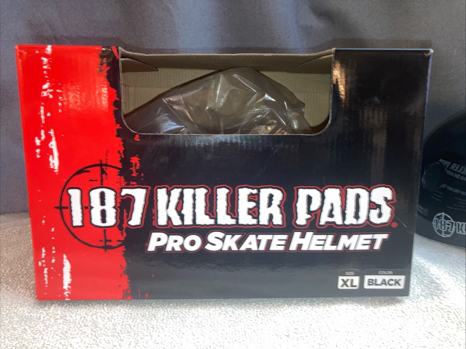 187 KILLER PADS New With Tag Pro Skate Helmet XL Black