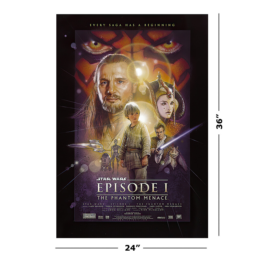 STAR WARS: EPISODE I-VI - 6 PIECE MOVIE POSTER SET (REGULARS 1) (24 X 36" EACH)