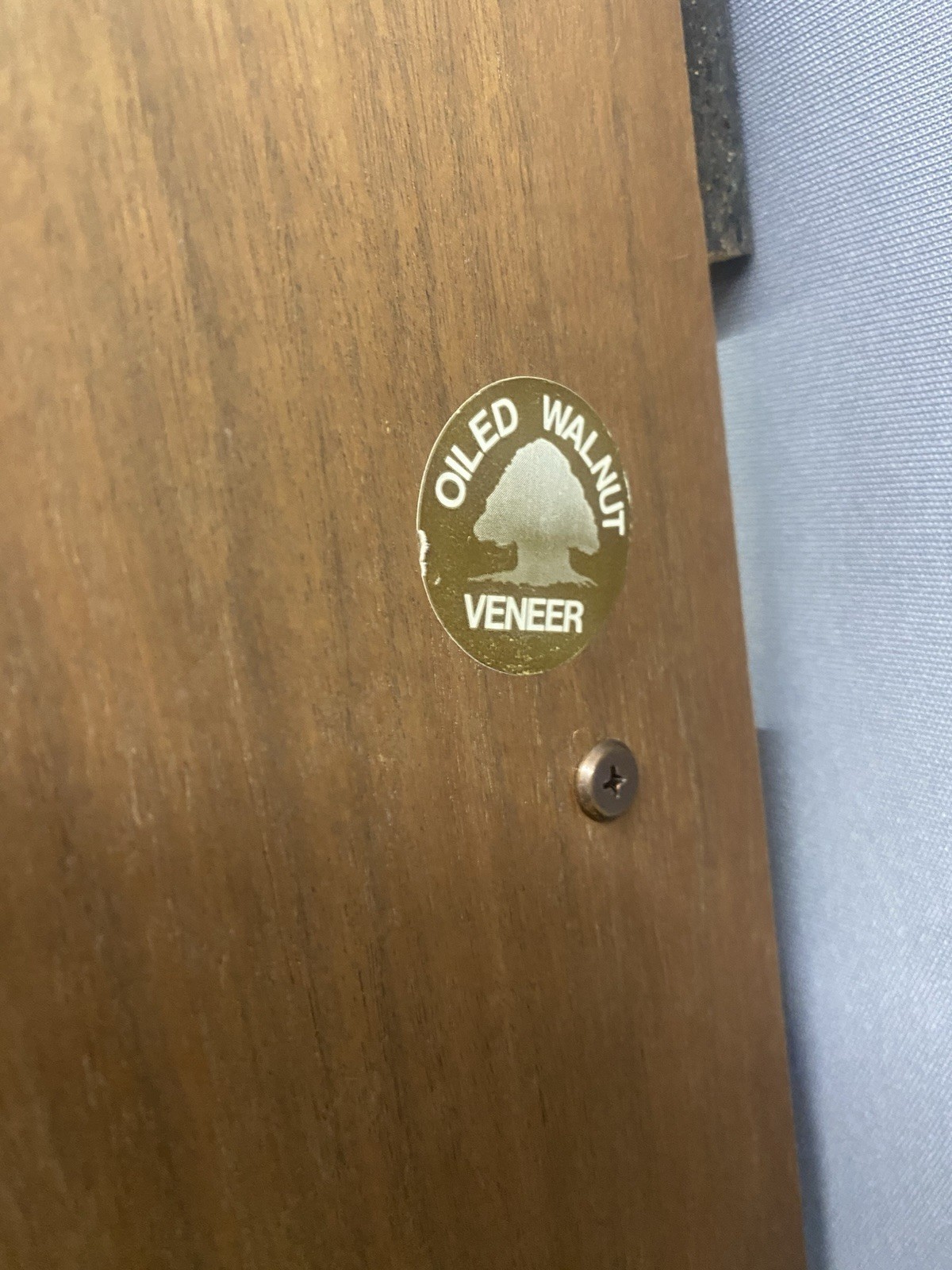 Realistic Component Stand Oiled Walnut Good shape Vintage