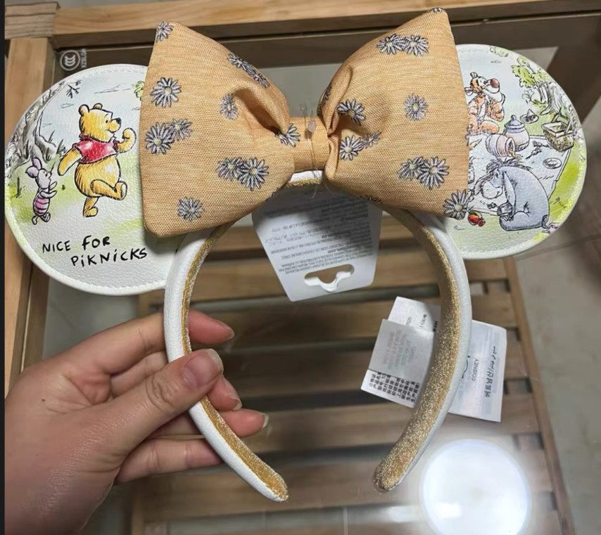 Authentic Disney 2025 Winnie the pooh Mickey Ears headband Disneyland