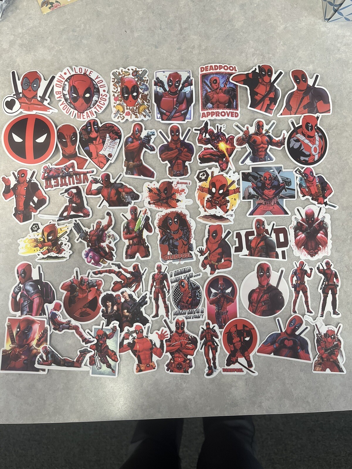 10 Pcs Random Deadpool Stickers