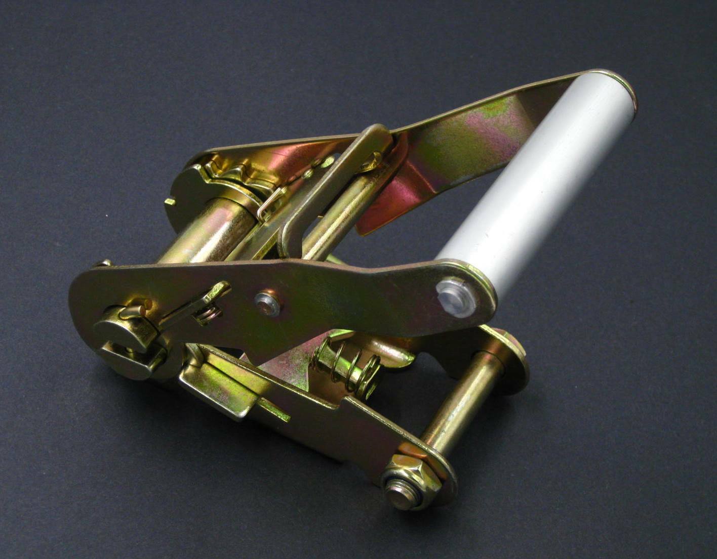 6pc RED Lasso Strap 2" Ratchet J Finger Hook Tow Truck Wheel Lift Tie Down Strap