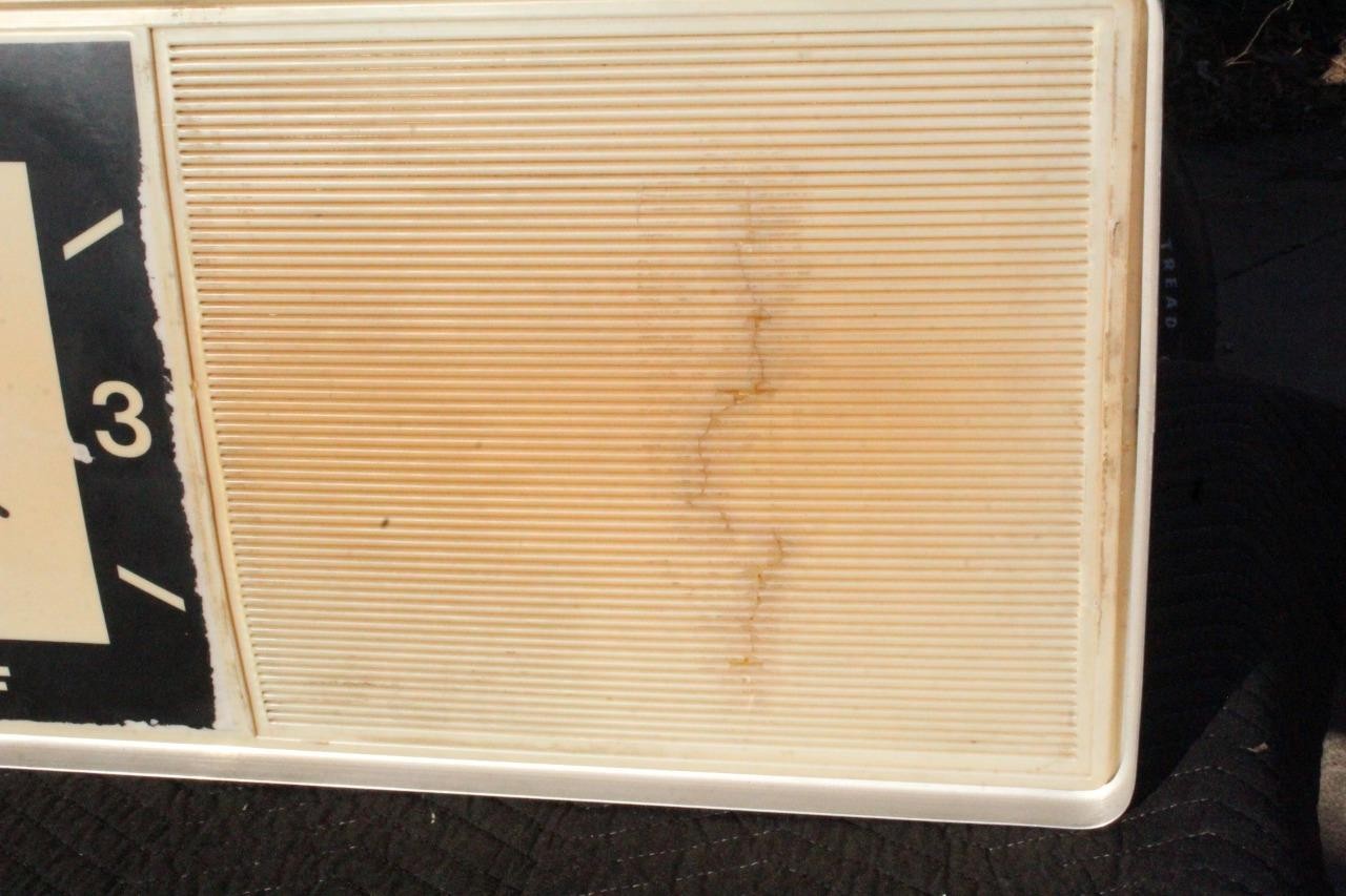 Vintage 1970s Harley Davidson AMF #1 Clock Menu Board Sign Sportster Chopper