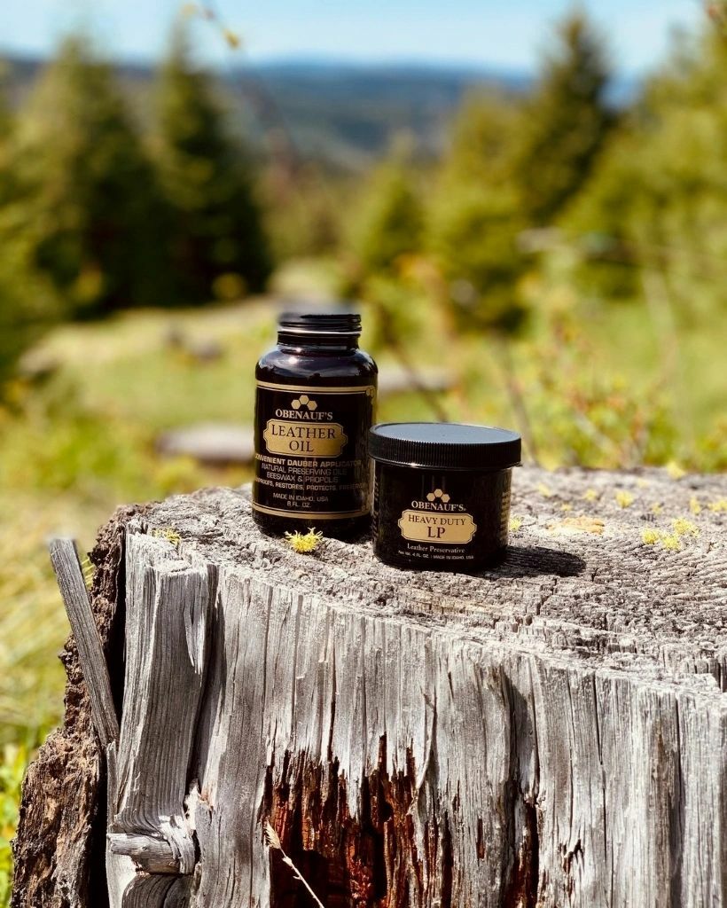 OBENAUF'S HEAVY DUTY LP LEATHER PRESERVATIVE , 8 OZ. JAR - BRAND NEW