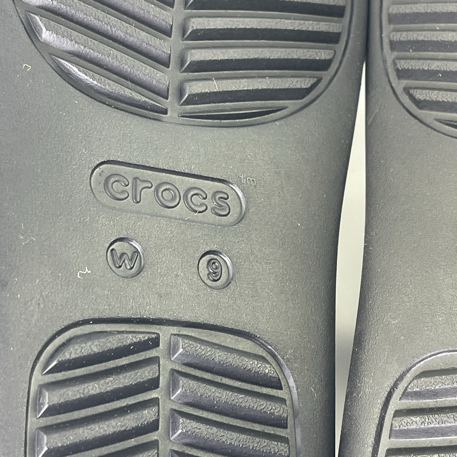 Crocs Getaway Strappy Slip On Sandals Black Womens Size 9