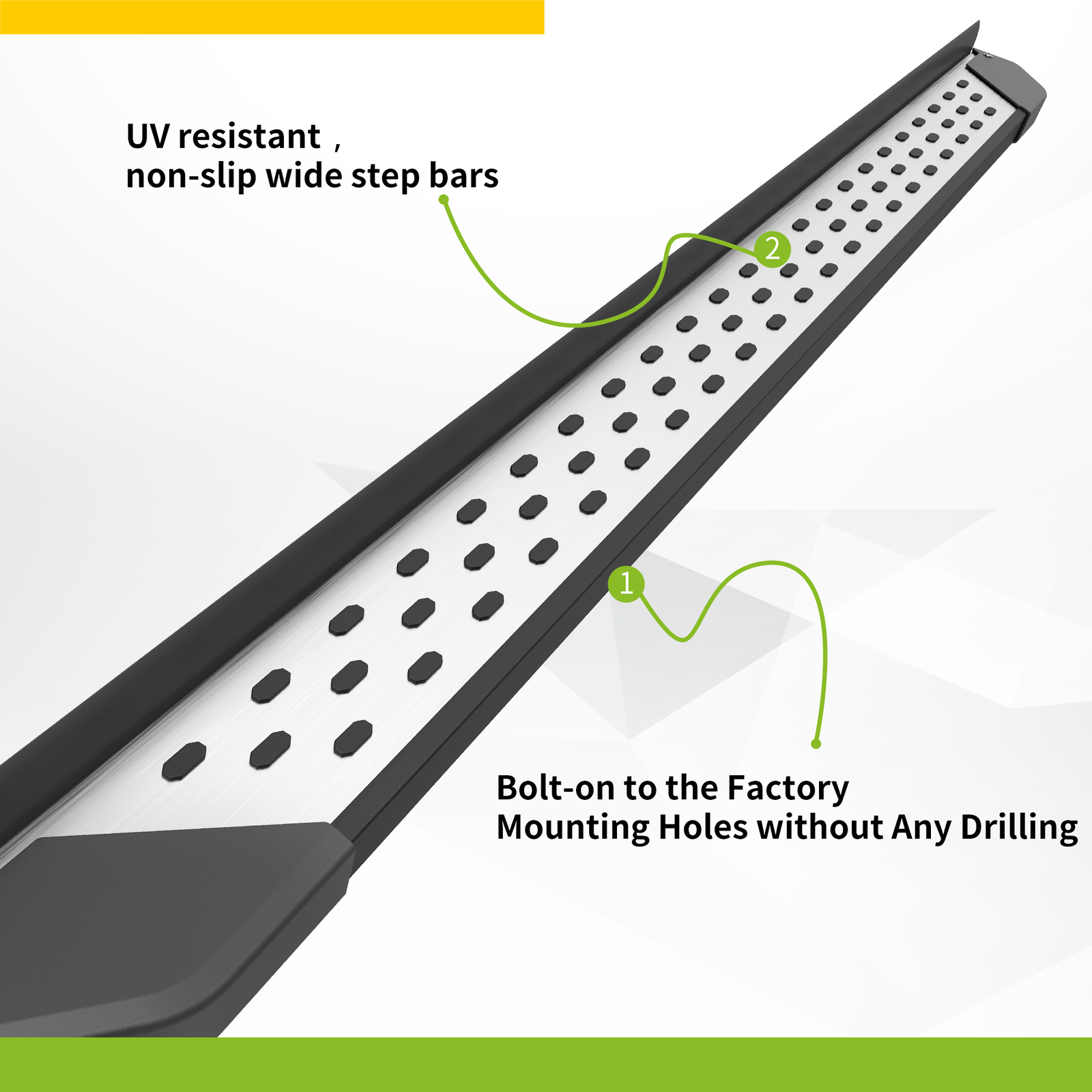 For 2016-2022 Honda Pilot 4" Running Boards Nerf Bar Side Steps Aluminum Alloy