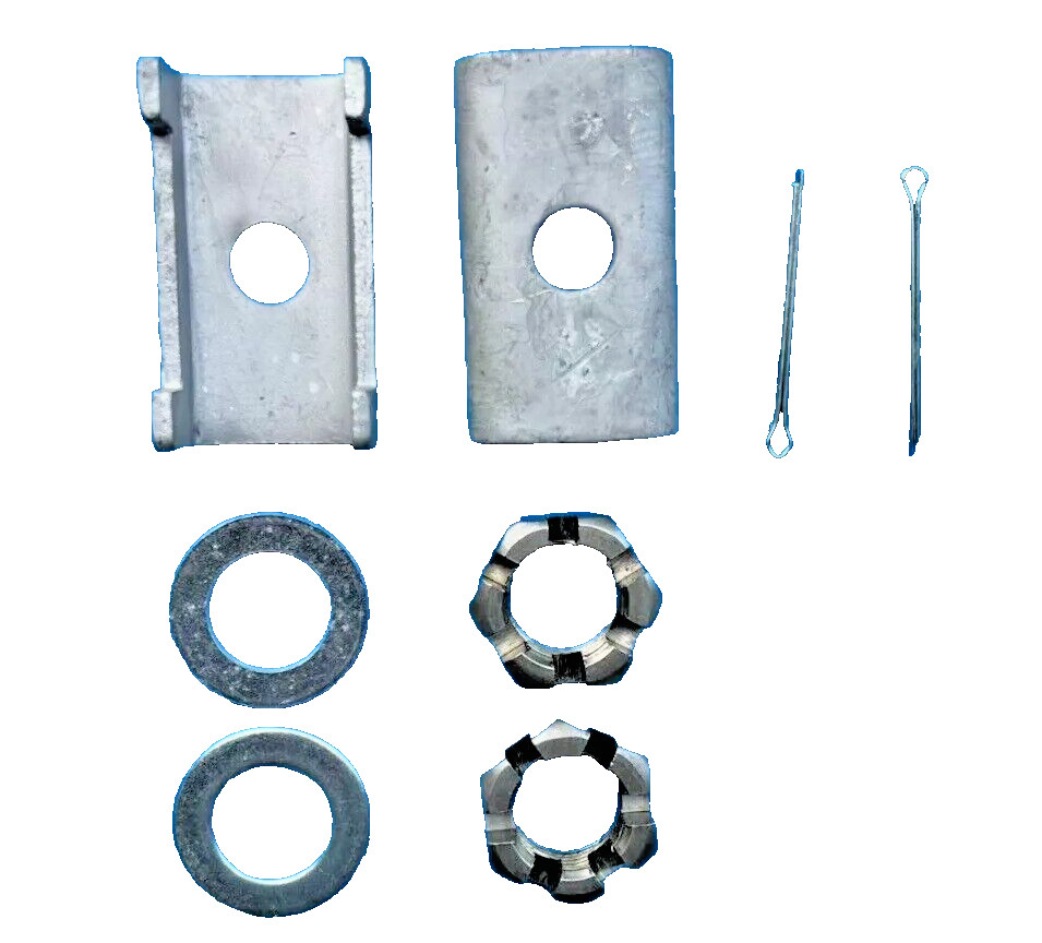 Dexter Axle Galvanized Boat Trailer Square V Bend 85 1/2" Hub Face 3,500lbs