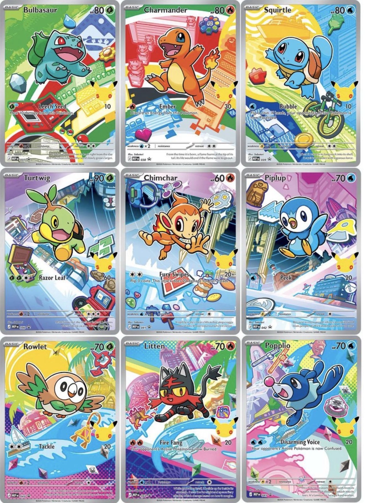 Pokemon TCG First Partner Illustration Collection Series PRESALE 03/20