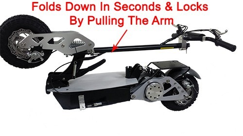 New 2025 BLAZE 1200watt Lithium Chrome Electric Adult Scooter 32mph HIGH QUALITY