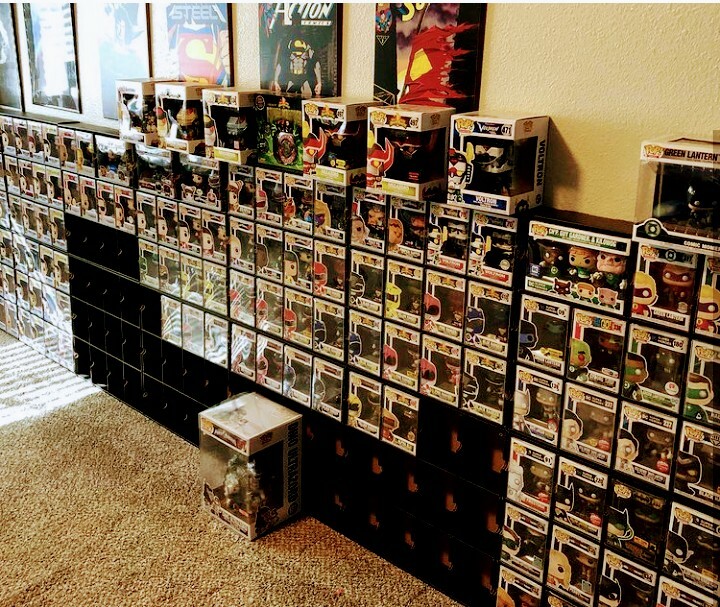 Funko Pop display case by Mk Kubbies TWO PACK... holds 24 Pops!