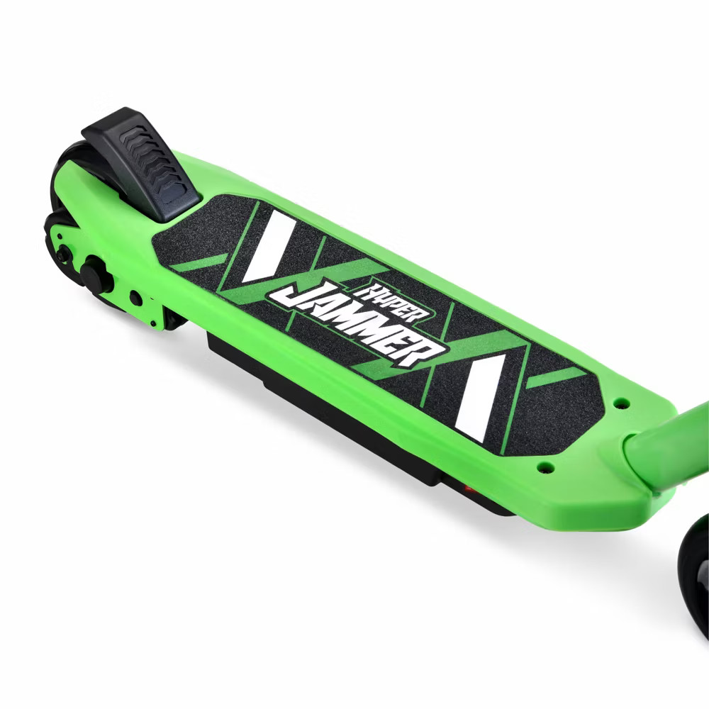 Hyper Kids Electric Scooter Speed LED Lights Jammer 12 Volt Battery Green
