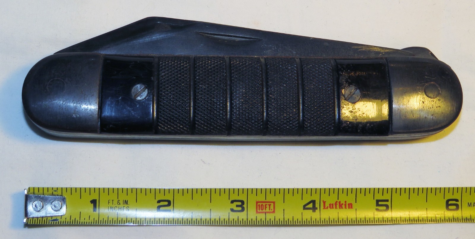 WWII US United G R Mich 2 Blade Folding Pilot Survival Knife