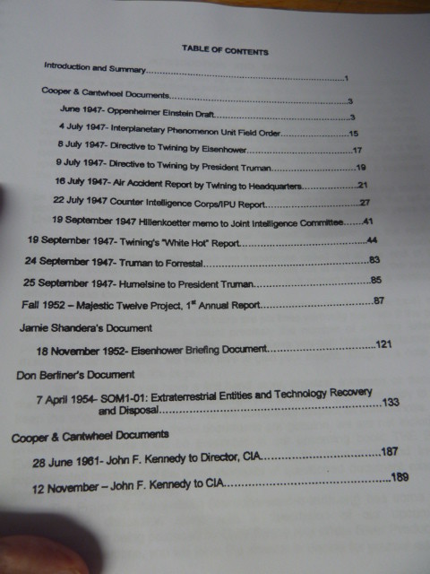 (A-55) MJ-12 MAJESTIC REPORT ROSWELL UFO Alien crash ship "top secret" documents