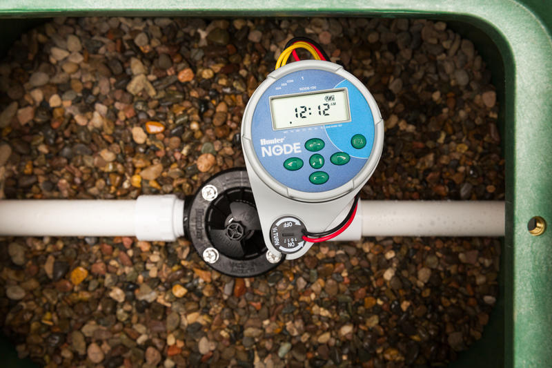 Hunter NODE-100 9V Battery Controller Timer Single Station With DC Solenoid SVC