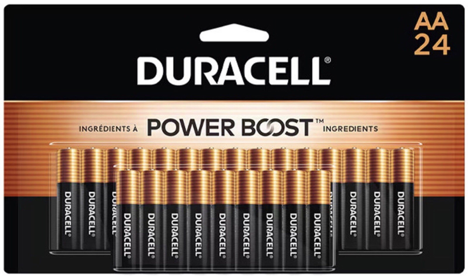 Duracell with Power Boost MFR Sealed AA Batteries  24 Pack Exp 03/2037 Free Ship