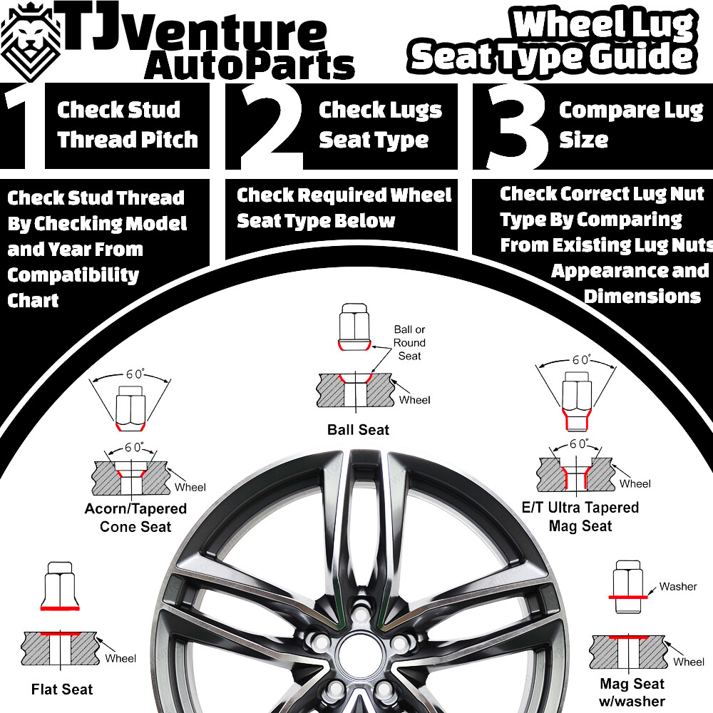 20Pc Chrome 9/16-18 Factory OEM Lug Nuts Fit Dodge Ram1500 Durango Dakota Raider