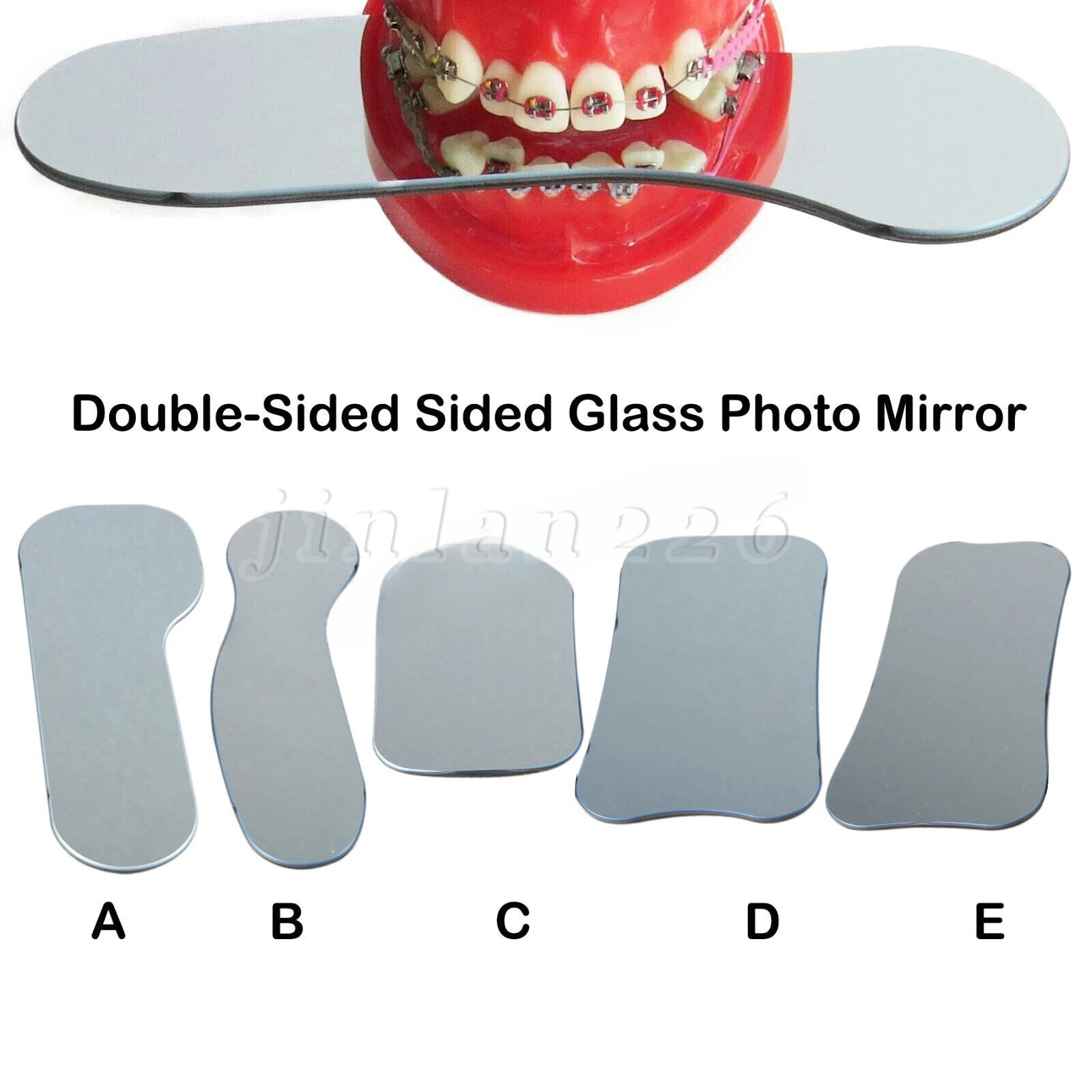 Dental Orthodontic Intraoral Photographic Mirror Glass Photo Mouth Reflector
