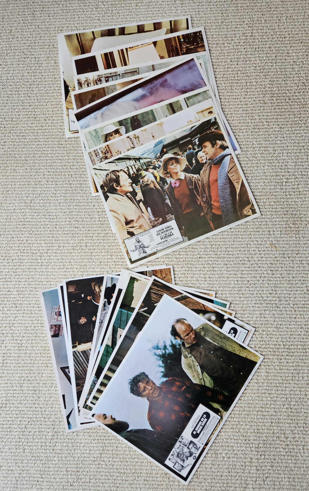 Girl From Petrovka + Midnight Man, 2X original 11x14 lobby sets  SPANISH