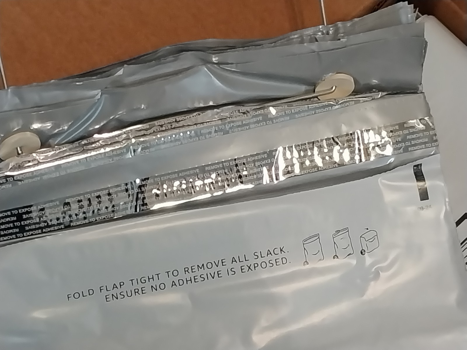 100ct Poly Mailers Shipping Bags 12"x15.5" 2.5 Mil Amazon Labeled Plastic...