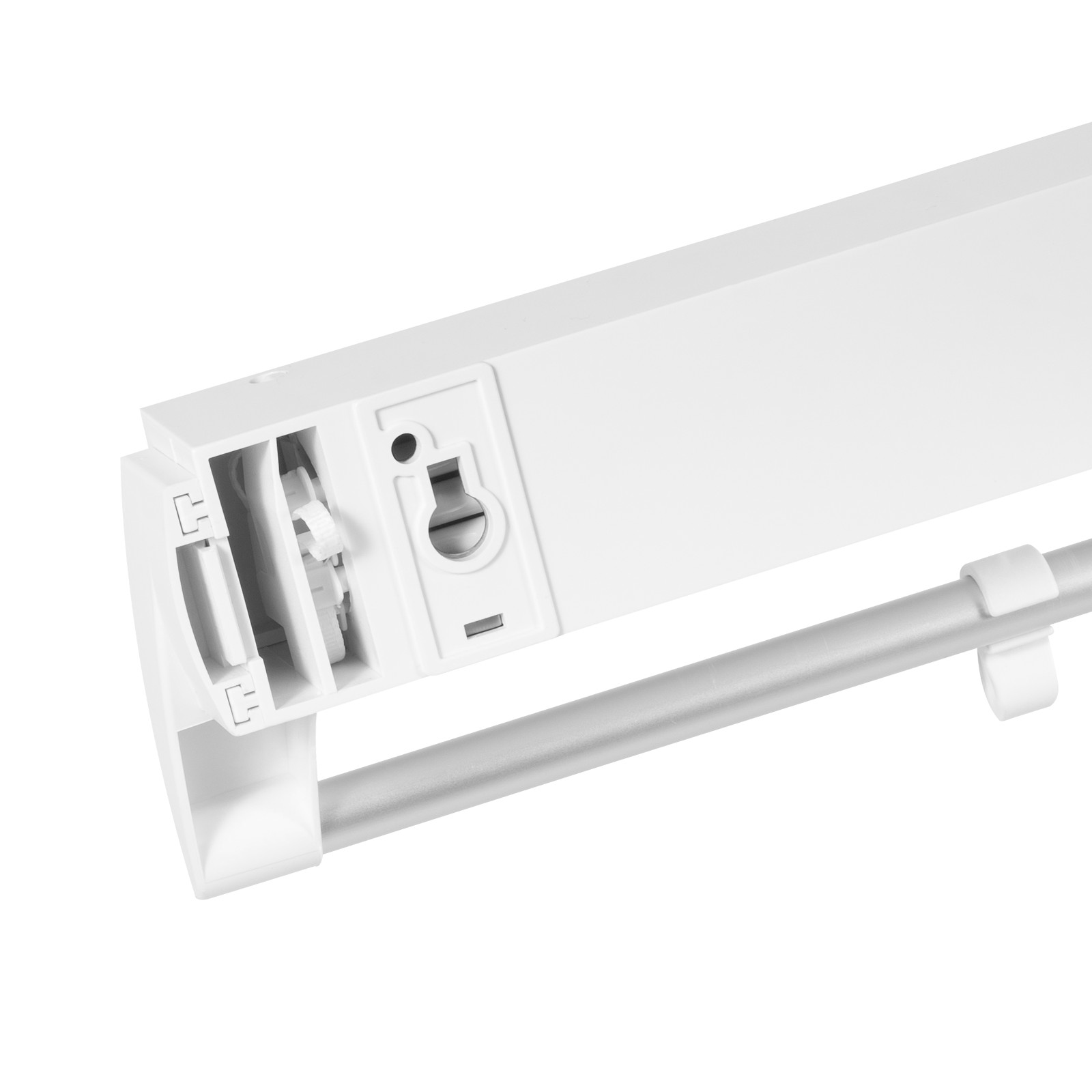 Wall-mounted Laundry Clothes Storage Drying Rack Retractable Dryer Hanger White