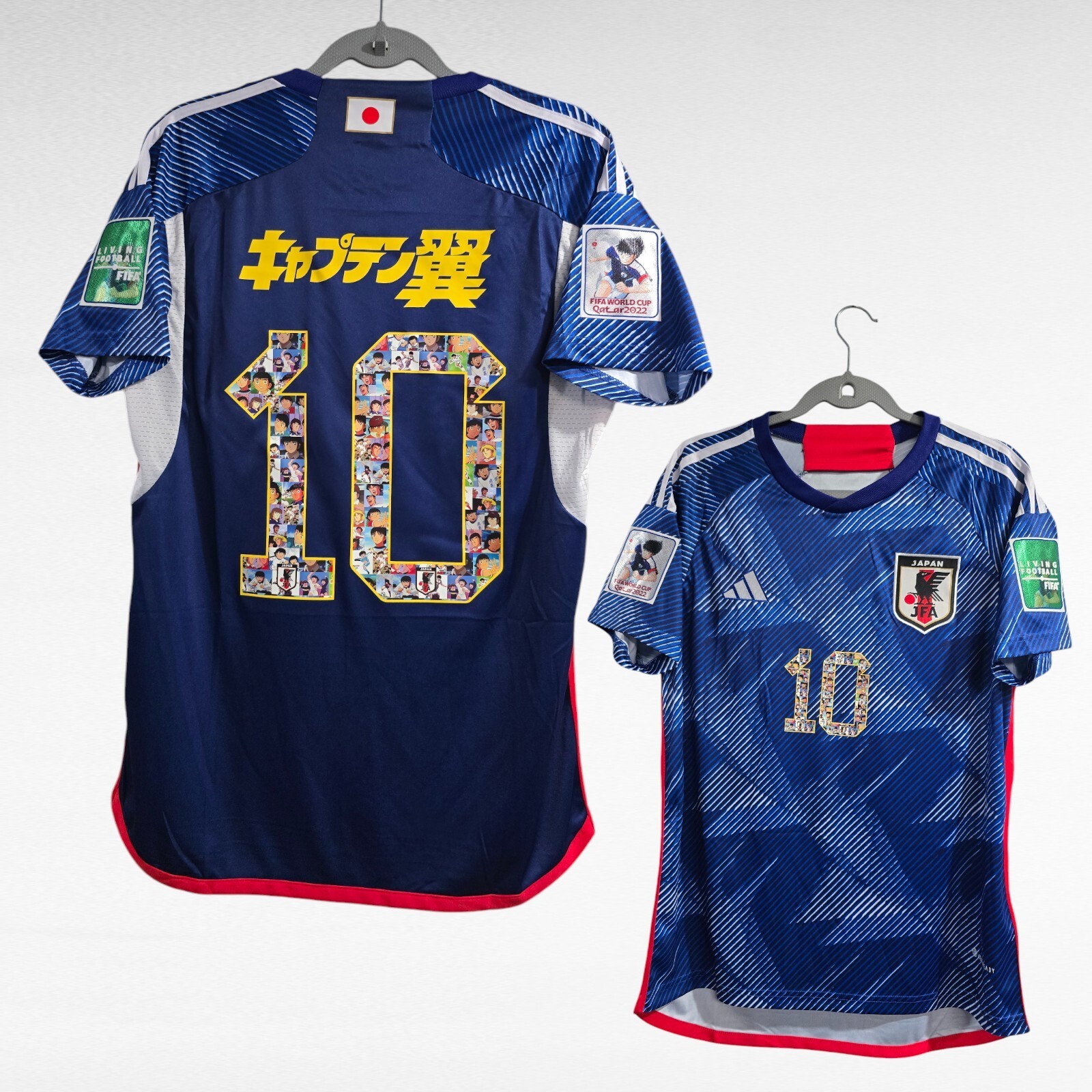 JAPAN HOME NATIONAL TEAM JERSEY - 2022 - CAPTAIN TSUBASA # 10 - MEDIUM