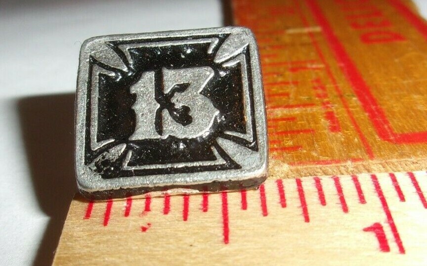 13 pin collectible vintage novelty old biker vest pinback motorcycle memorabilia