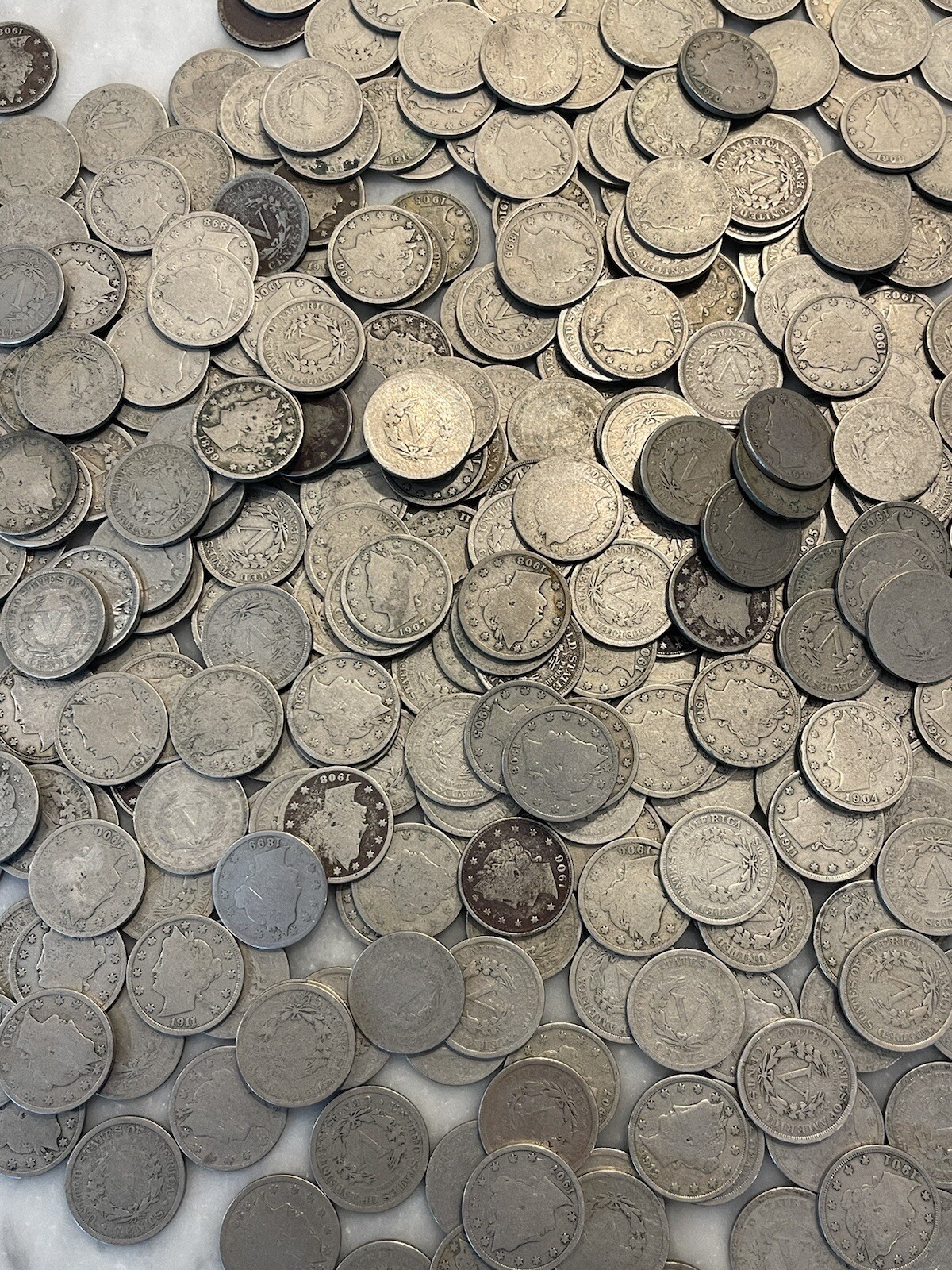 [Lot of 40] V Nickels Liberty Head - Full Readable Dates - Choose How Many Lots!