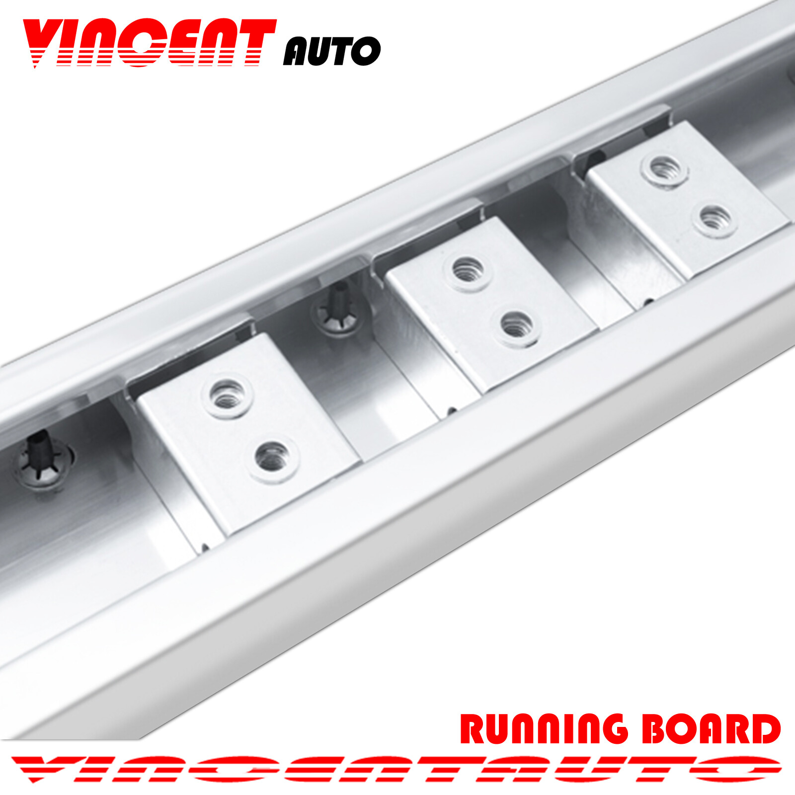 For 19-24 Silverado/Sierra 1500 Crew Cab 6" Step Nerf Bar Running Board S/S S