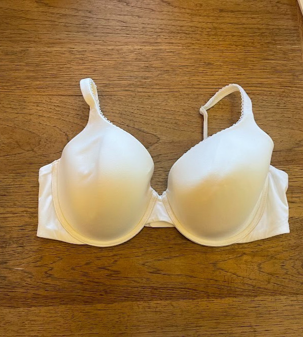 Victoria's Secret White Solid 38B Body By Victoria Lined Full Coverage Bra VS
