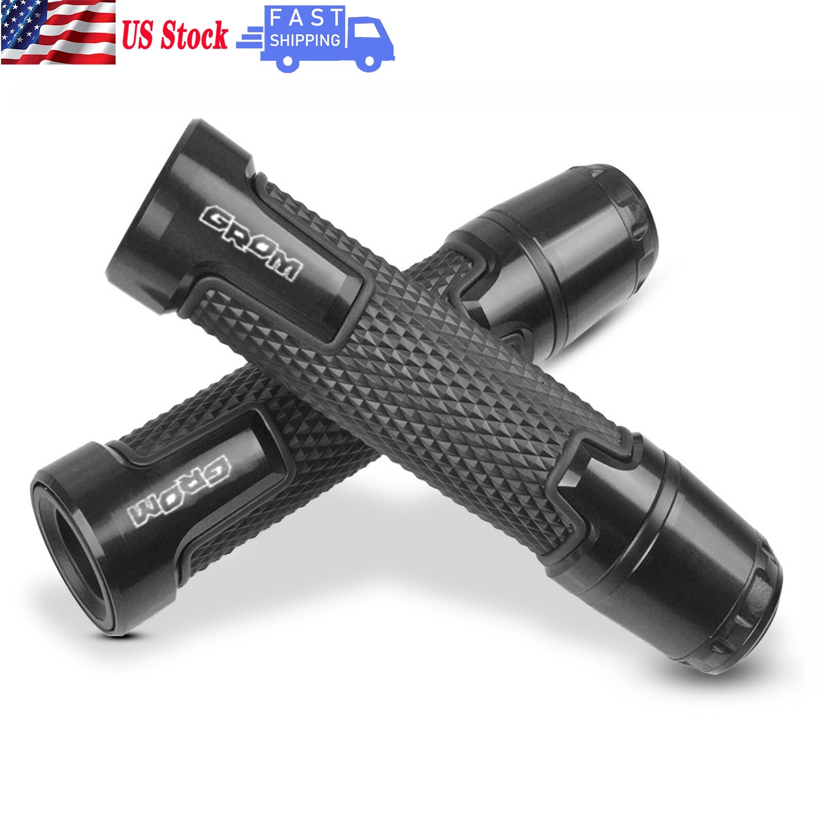 7/8" Motorcycle Handlebar Handle Hand Grips For Honda GROM 125 MSX 125 2000-2024