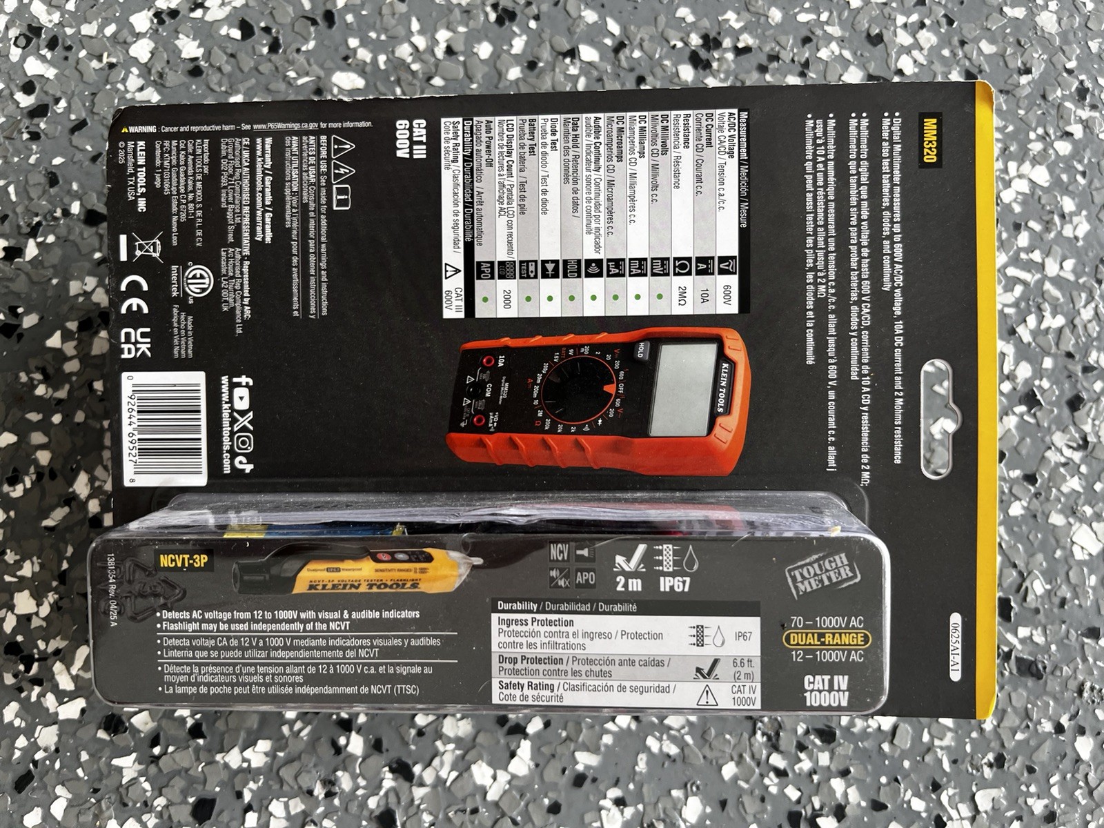 Klein Tools Digital Multimeter and Non-Contact Voltage Tester Set MM320