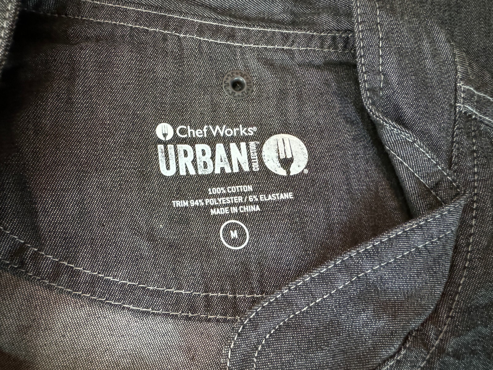 Chef Works Urban Delancey Chef Coat Mens M NWT Short Sleeve Stretch SEZ01