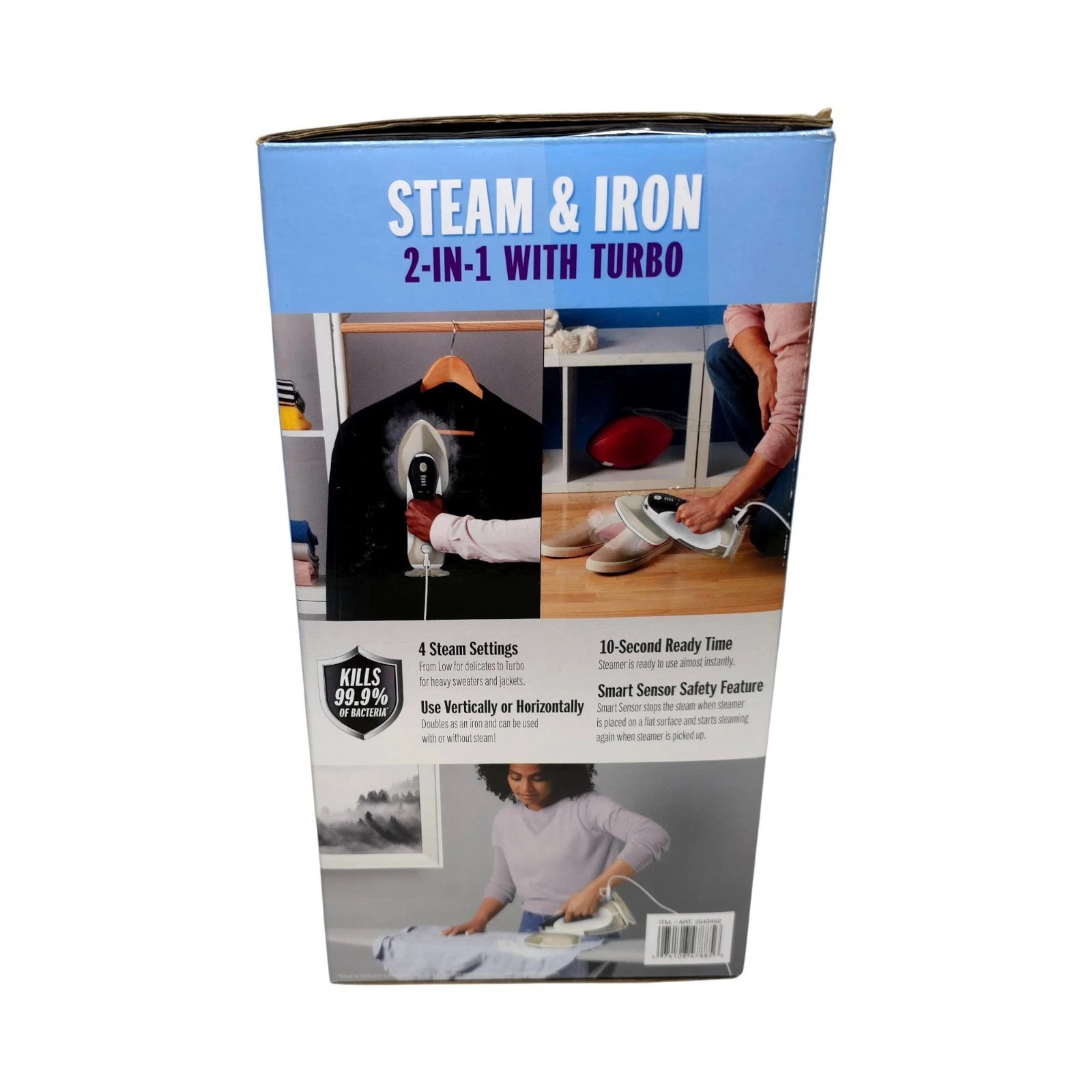 Conair Turbo ExtremeSteam 2-in-1 Steamer & Iron GS308GD – 1875W