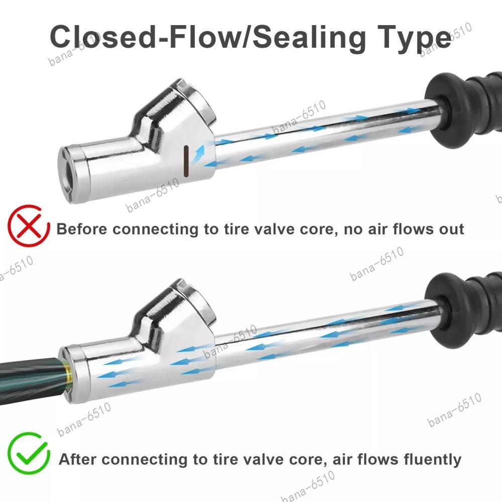 Dual Head Air Chuck 1/4" FNPT Straight Foot Lock On Truck RV Tire Inflate Chuck