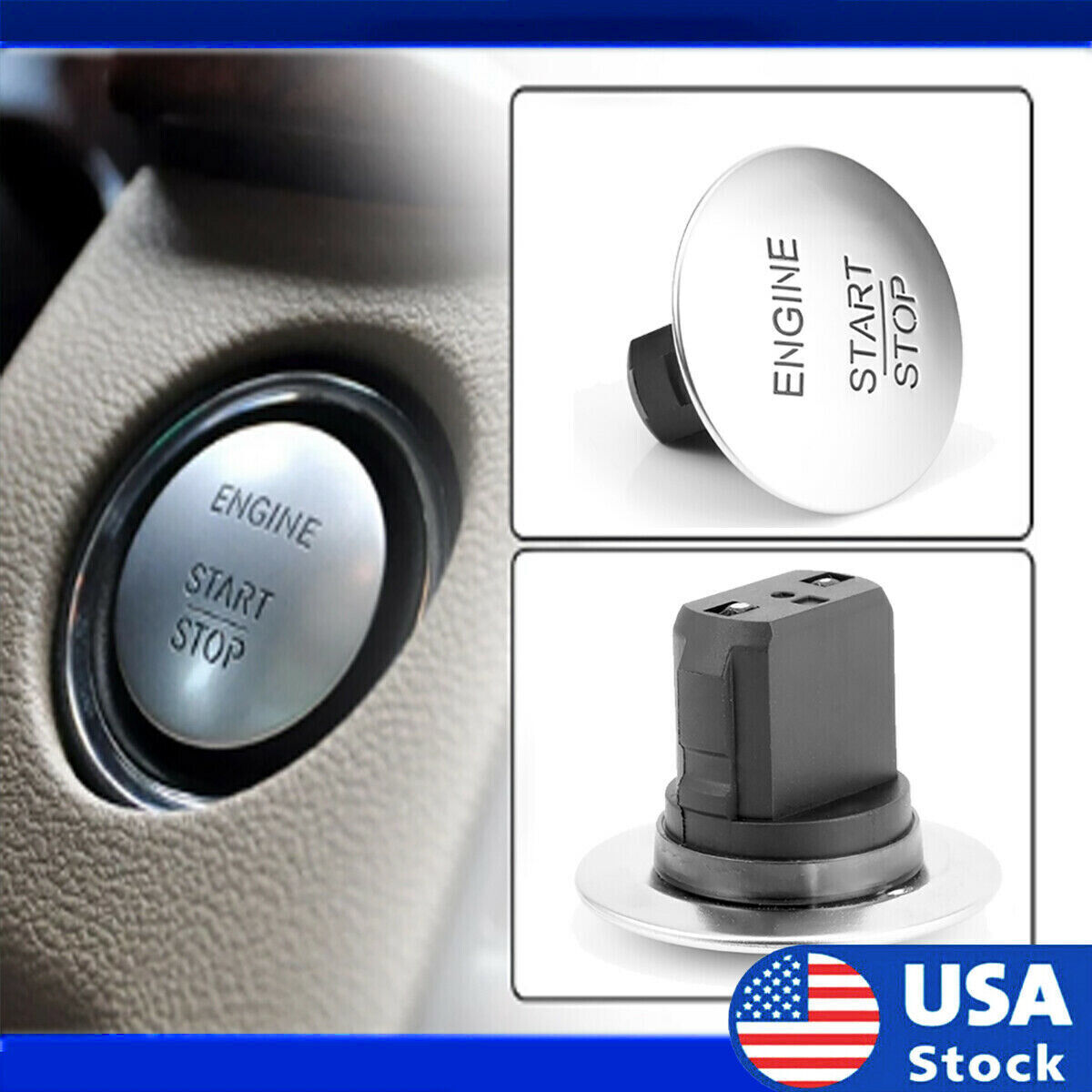 For Mercedes-Benz To Start Button Keyless Go Engine Start Stop Push Button
