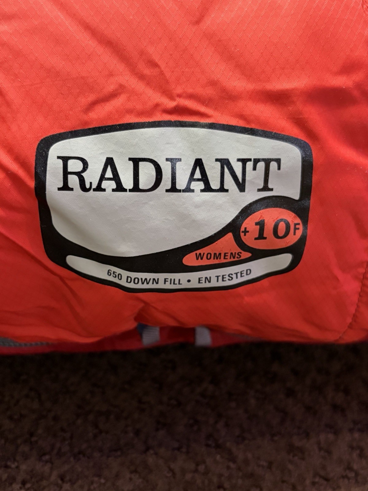 Women’s REI Radiant +10 Down Sleeping Bag Pre-owned Free Shipping