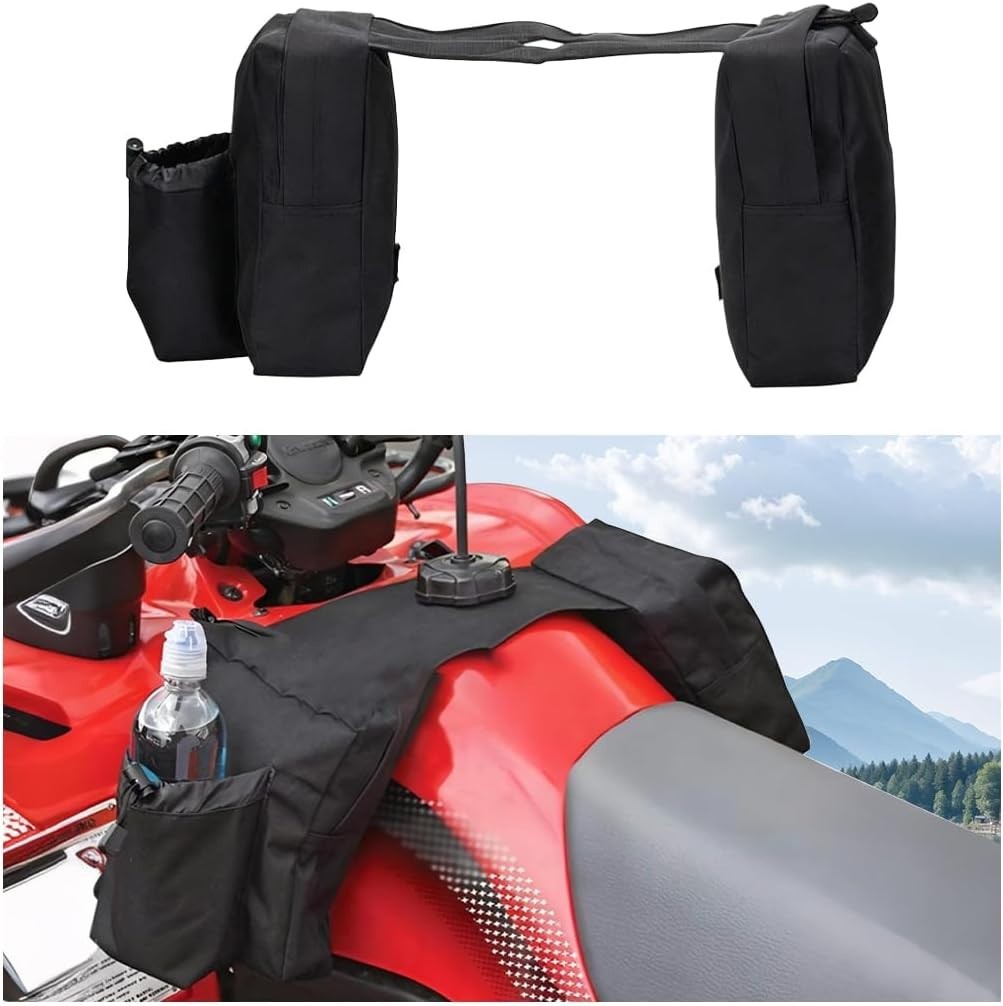 UTV, ATV Tank Top Bag, Water-Resistant Cooler Motorcycle Storage Saddle Bag