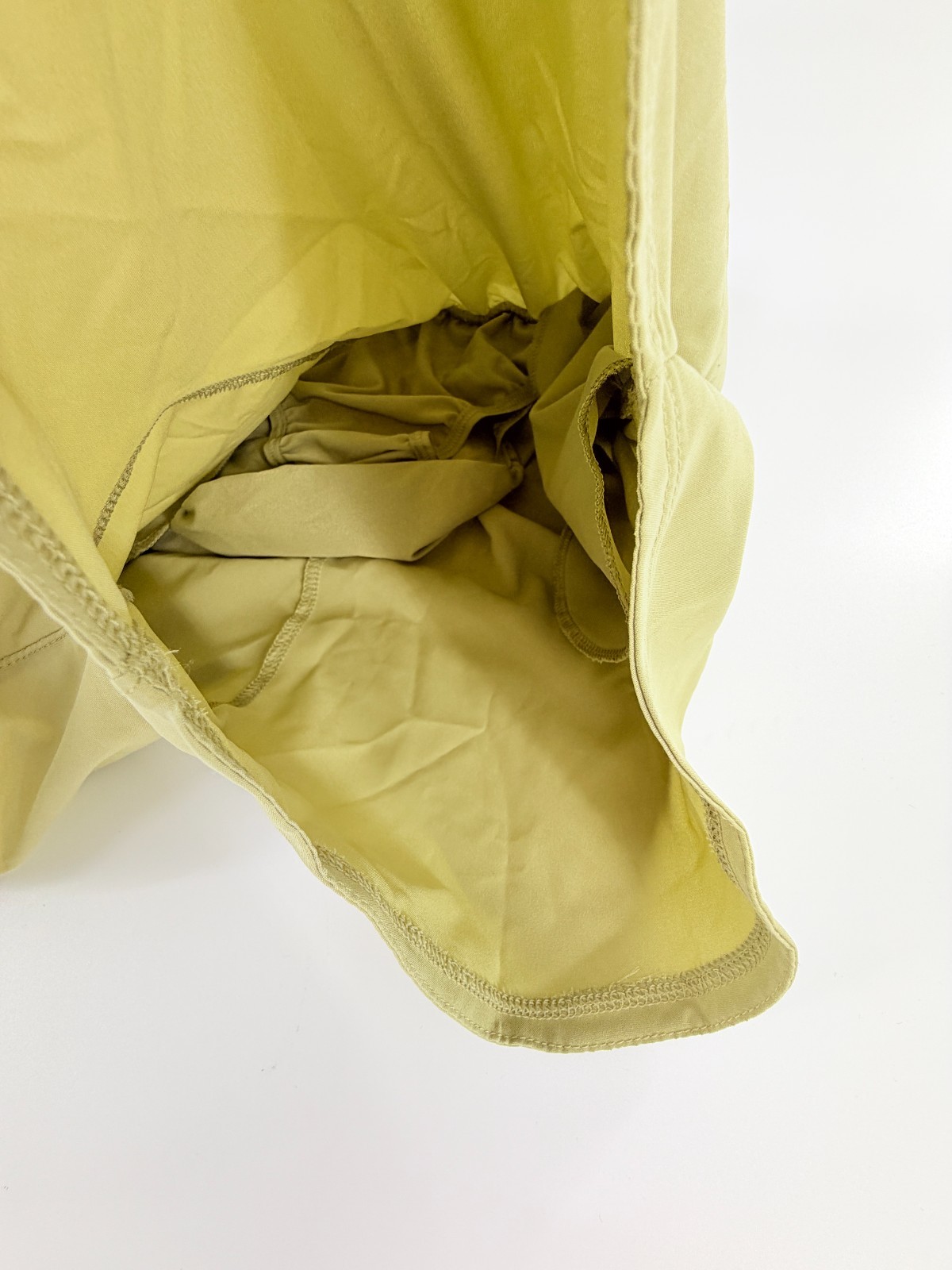 Nike Womens Size XS Lined Running Shorts High Waisted Tan Green DX6642-276 New