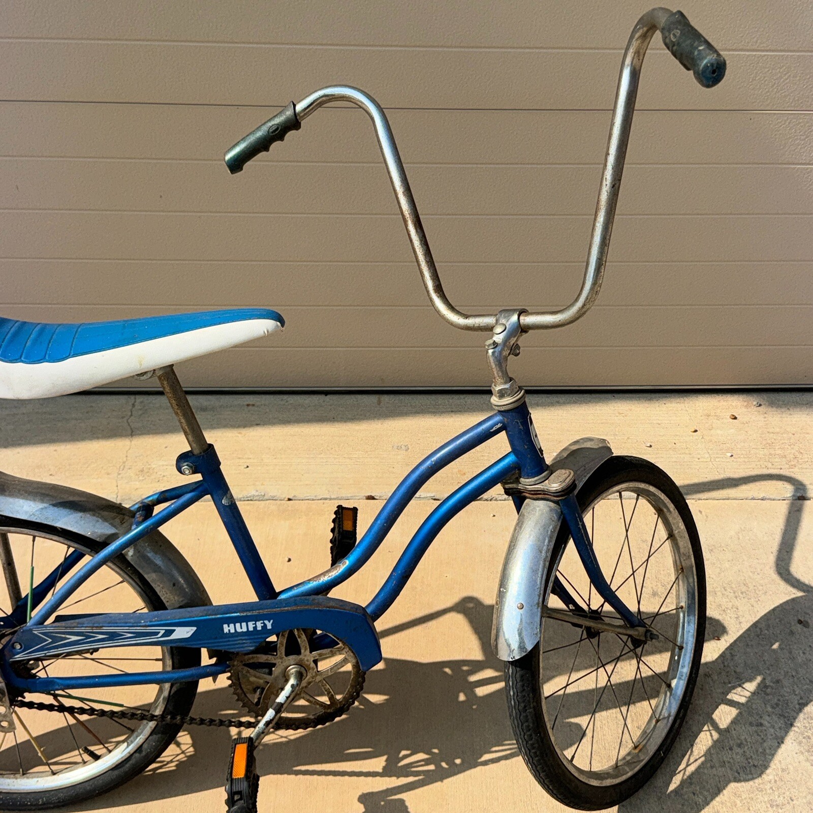Western Flyer Huffy Bike Muscle Bike Blue White Huffy Banana Seat