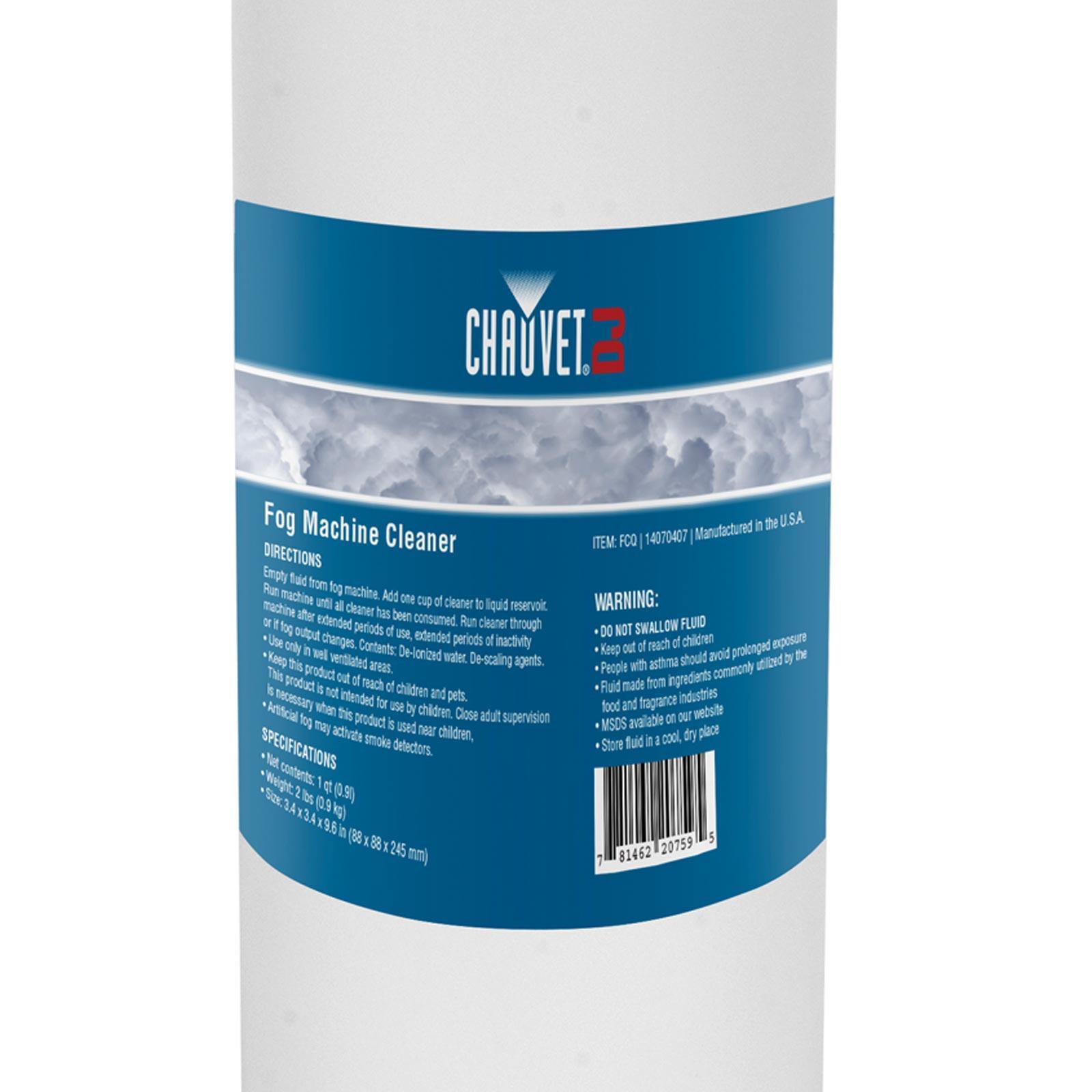 Chauvet DJ FCQ Fog Machine Cleaner Fluid Quart